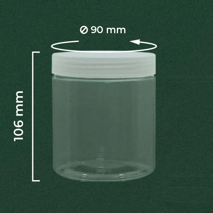 Plastic Jar 500ml PET Heavy-Wall | Wingoh Albindo