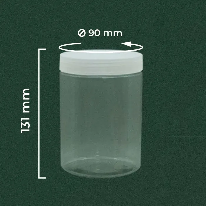 Plastic Jar 750ml PET Heavy-Wall | Wingoh Albindo