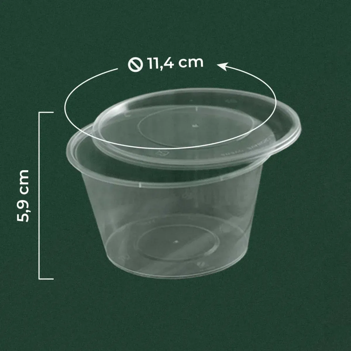 Round Thinwall 450ml PP Food-Grade | Wingoh Albindo