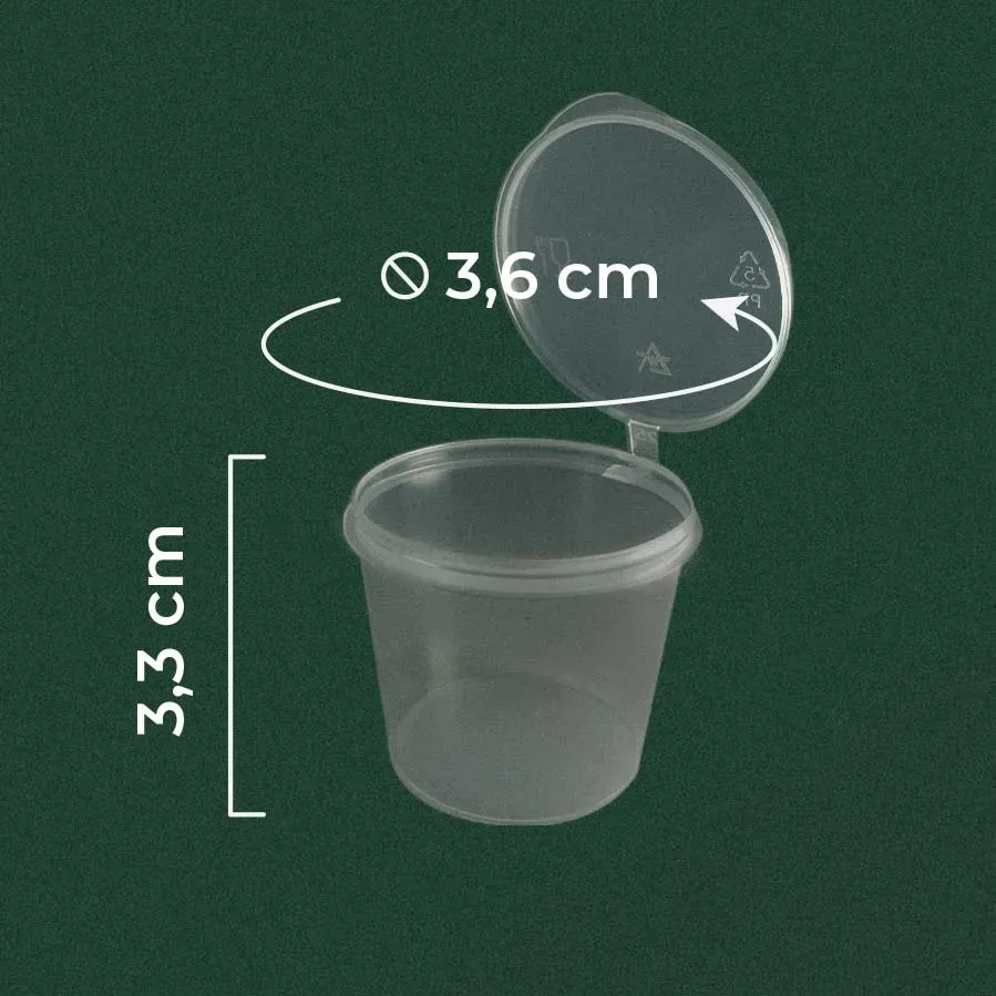 Sauce Cup 25ml PP Catering Pack | Wingoh Albindo