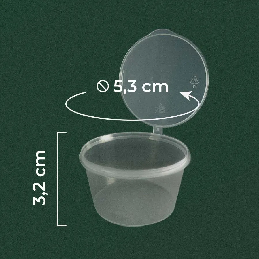 Sauce Cup 50ml PP Catering Pack | Wingoh Albindo