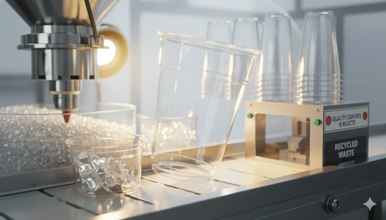 Plastic Cup Production Efficiency: Lower Cost, Zero Waste