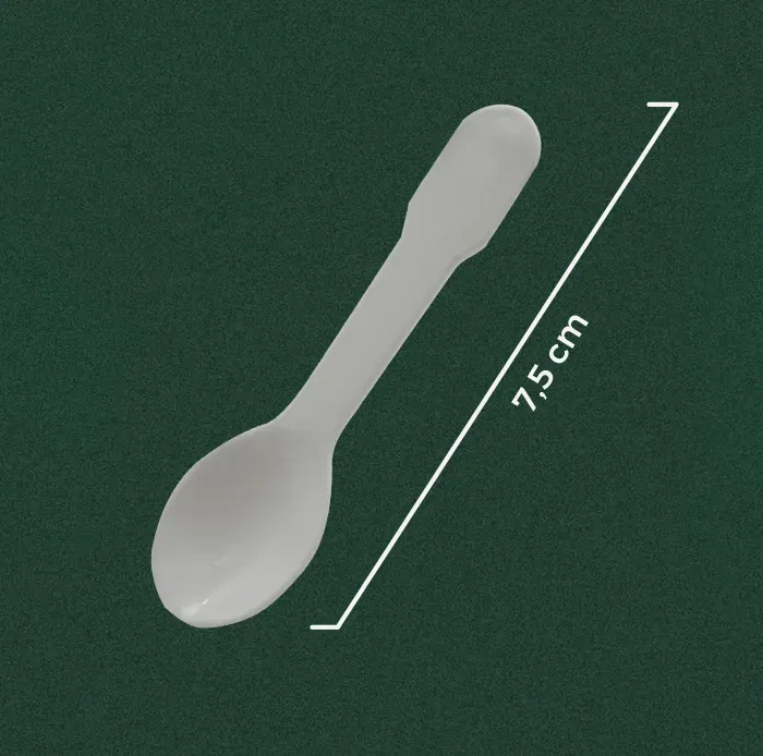Ice Cream Spoon LS-1 7.5cm PS | Wingoh Albindo