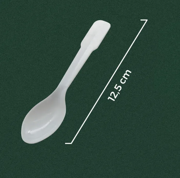 Juice Spoon LS-2 12.5cm PP Flexible | Wingoh Albindo