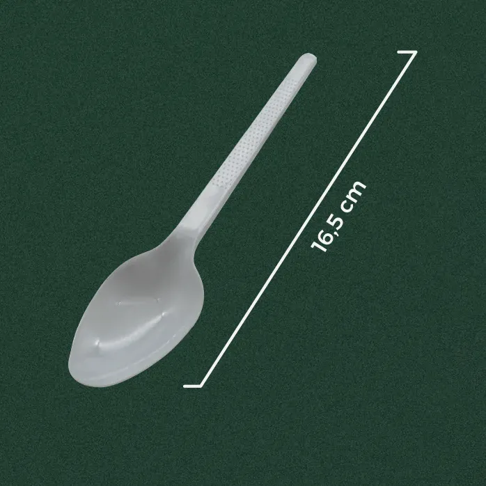 Disposable Spoon SM-1 16.5cm PS | Wingoh Albindo