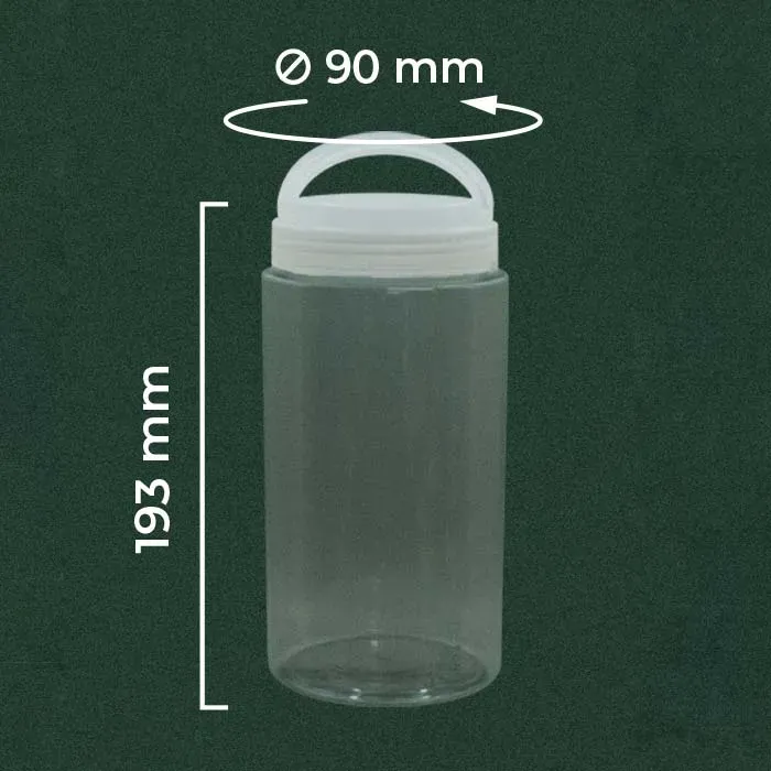 Jar with Handle 1300ml PET Catering | Wingoh Albindo