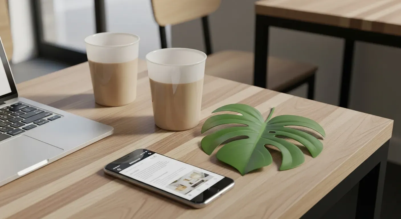 analisis keuntungan bisnis cup plastik ramah lingkungan Indonesia