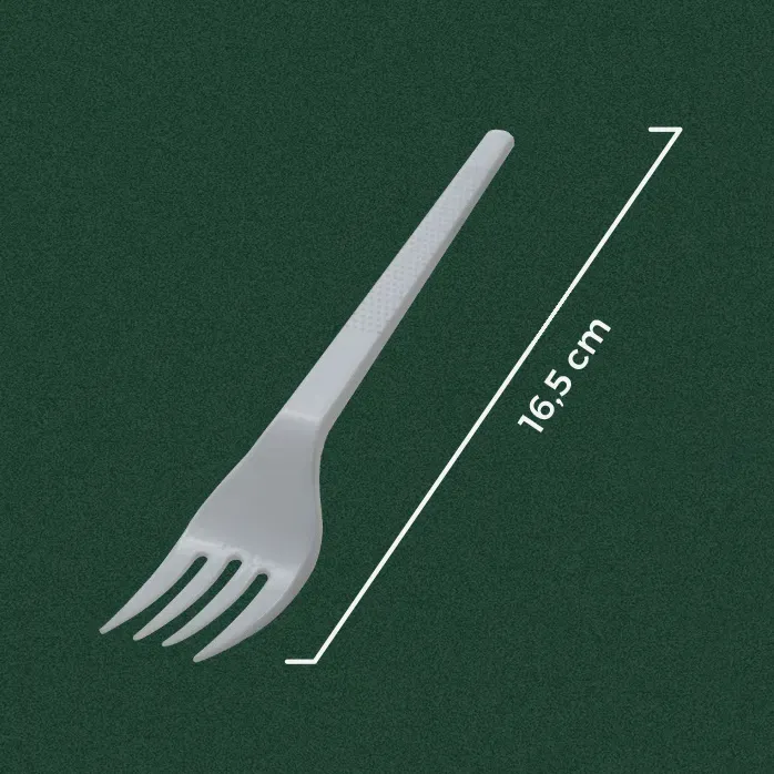 Garpu Plastik GM-1 16,5cm PS Food-Grade — PS kemasan plastik Wingoh