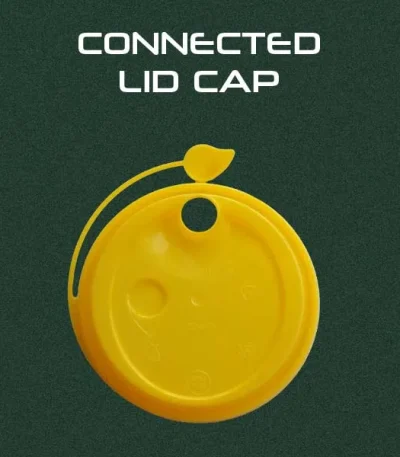 connected lid cap